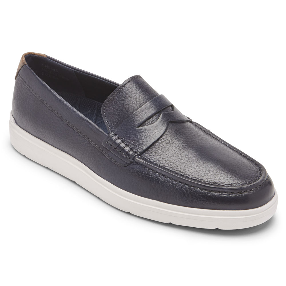 Rockport Loafers Herre Blå - Total Motion Lite Penny - GSZC67490